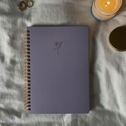 lavender journal (thick blank pages)