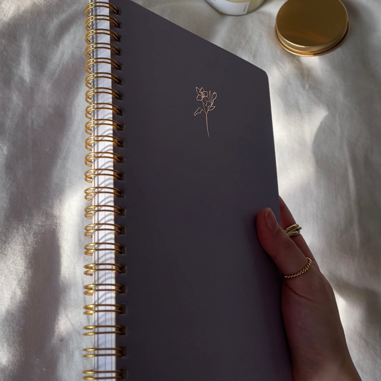 lavender journal (thick blank pages)